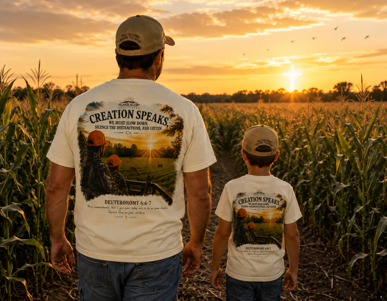 Creation Speaks Tee – Faith • Family • Legacy