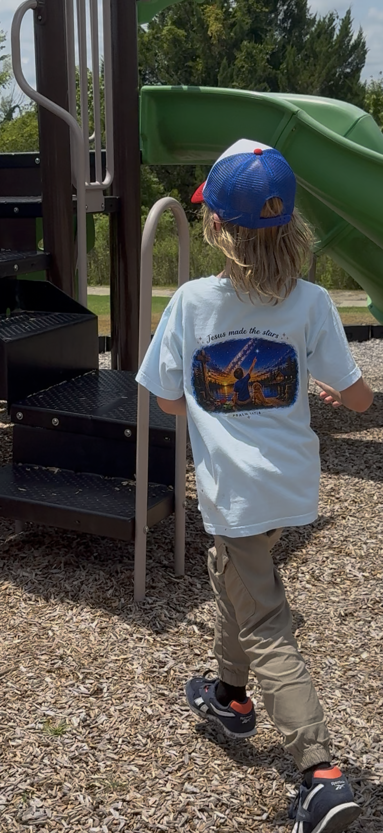 Boy's Jesus Made the Stars Tee