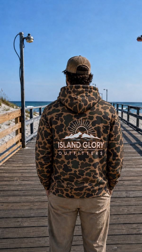 Backwater Christian outdoor hoodie by Island Glory Outfitters