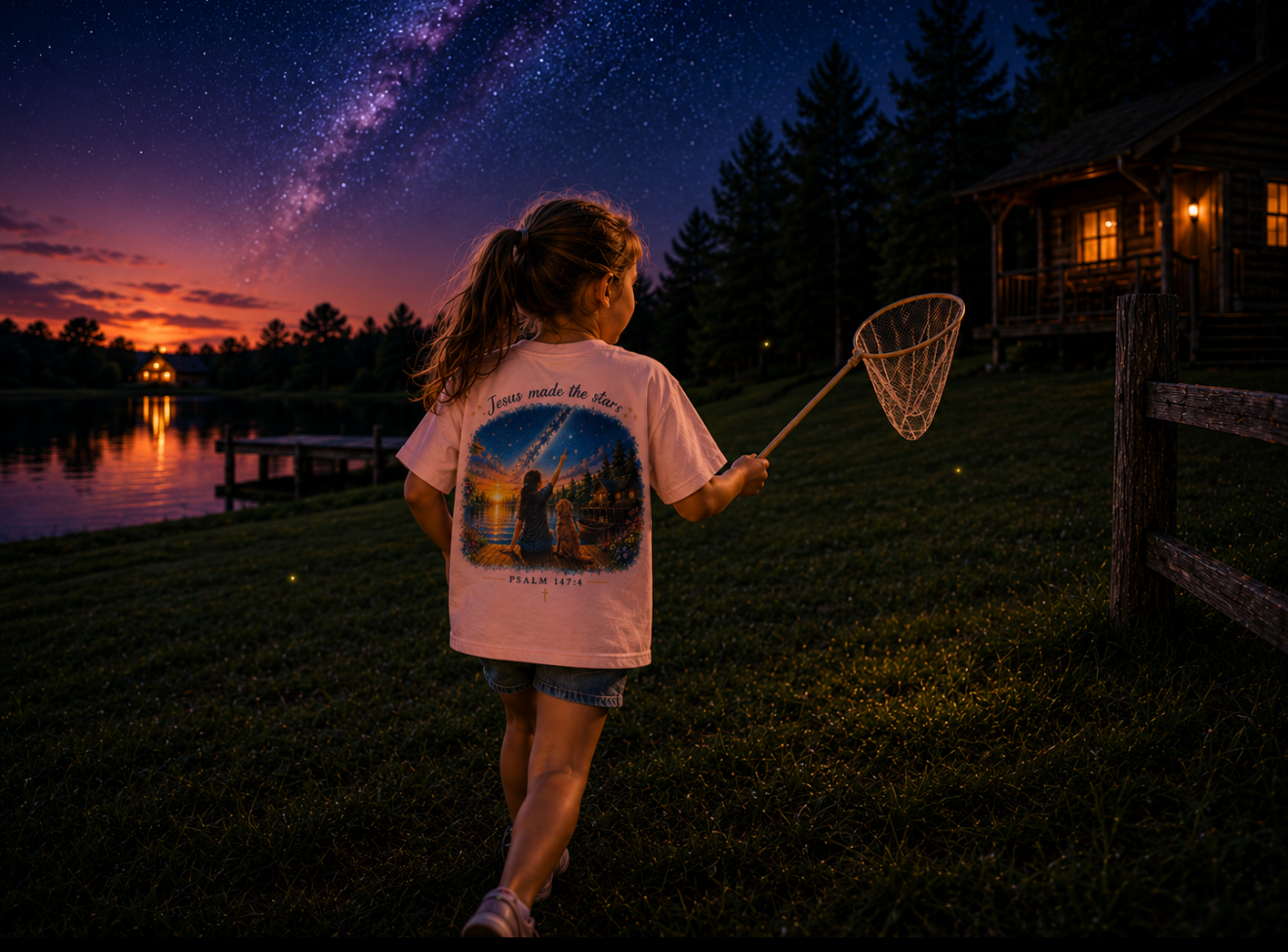 Jesus Made the Stars Tee