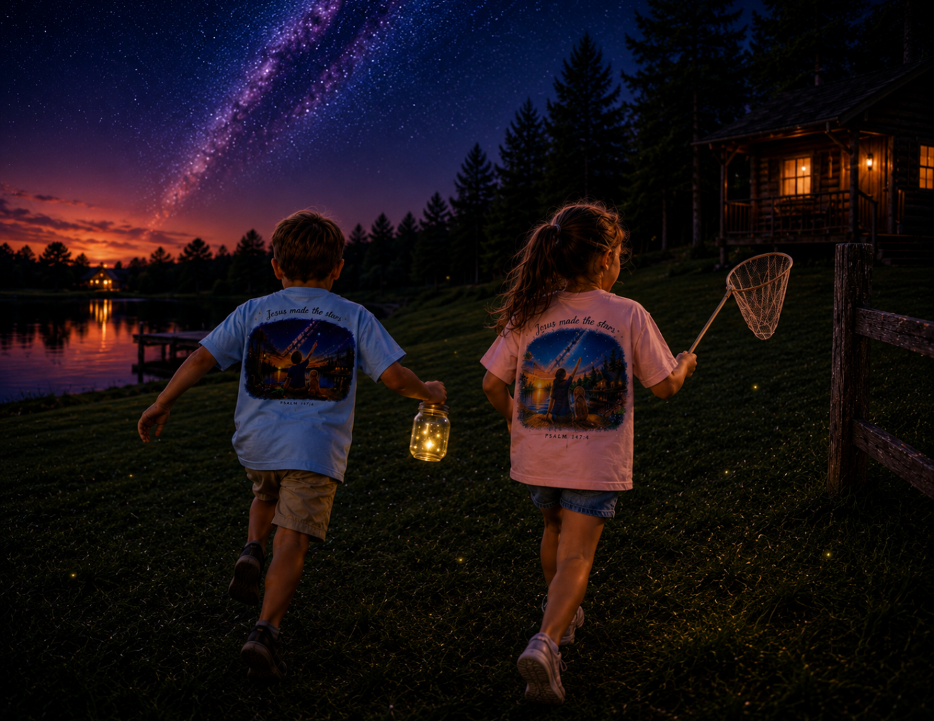 Jesus Made the Stars Tee