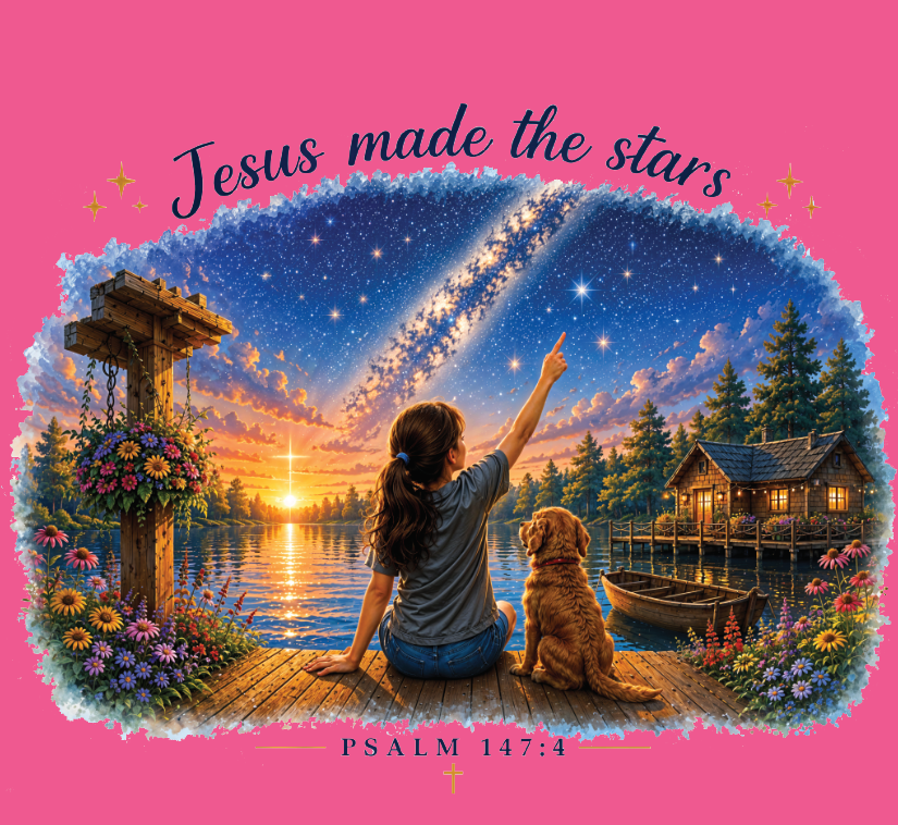 Jesus Made the Stars Tee
