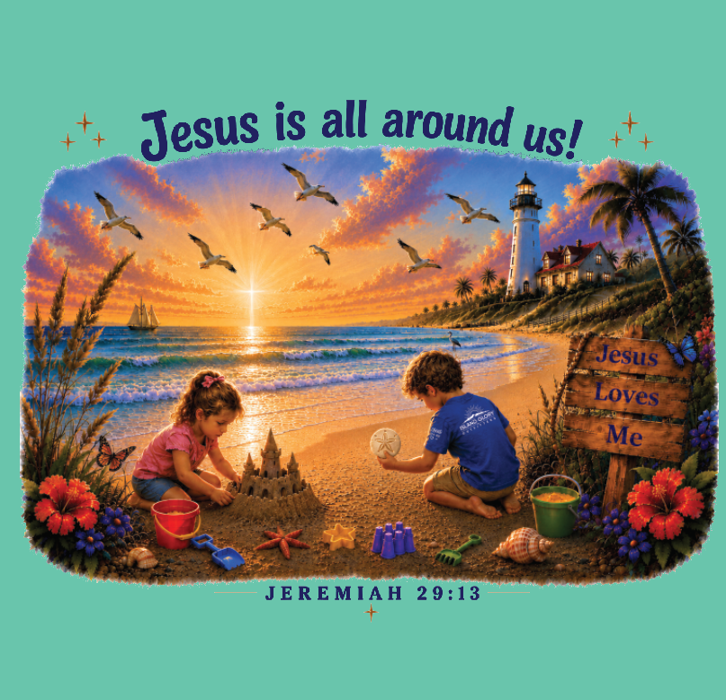 Jesus is All Around Us Tee