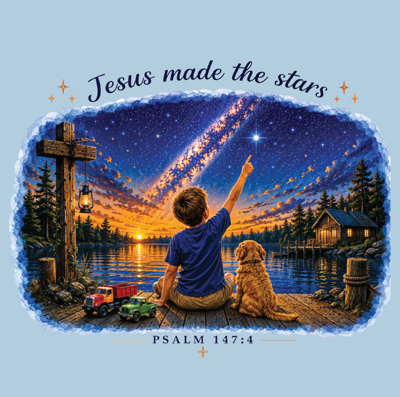 Jesus Made the Stars Tee