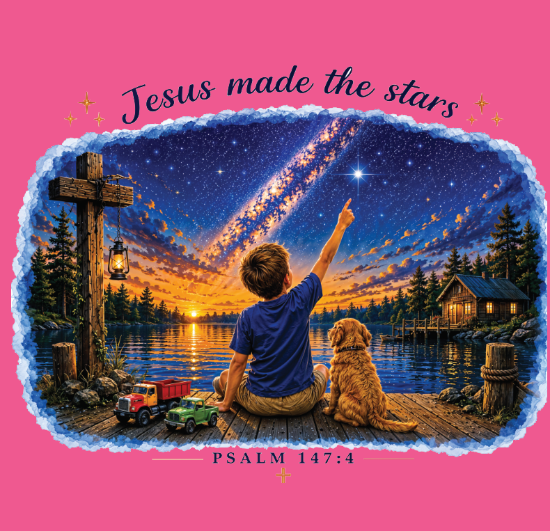 Jesus Made the Stars Tee