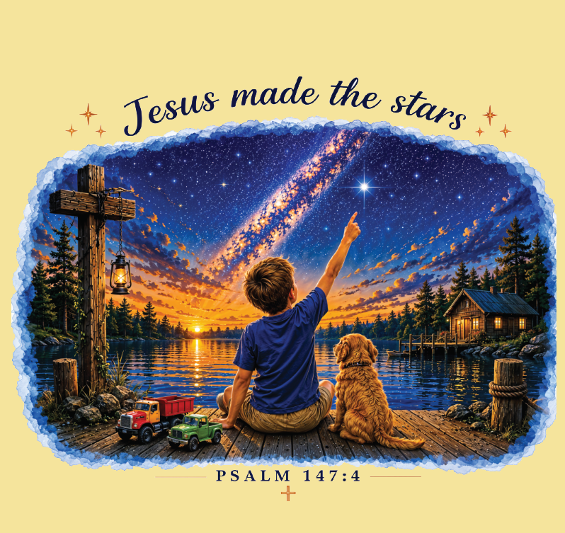 Jesus Made the Stars Tee