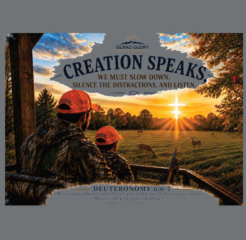 Creation Speaks Tee – Faith • Family • Legacy