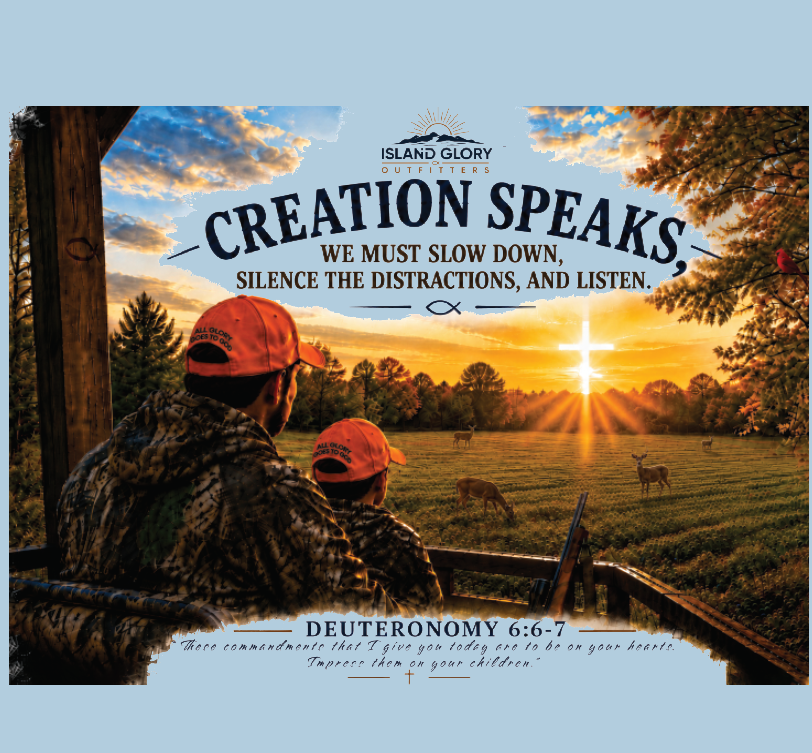 Creation Speaks Tee – Faith • Family • Legacy