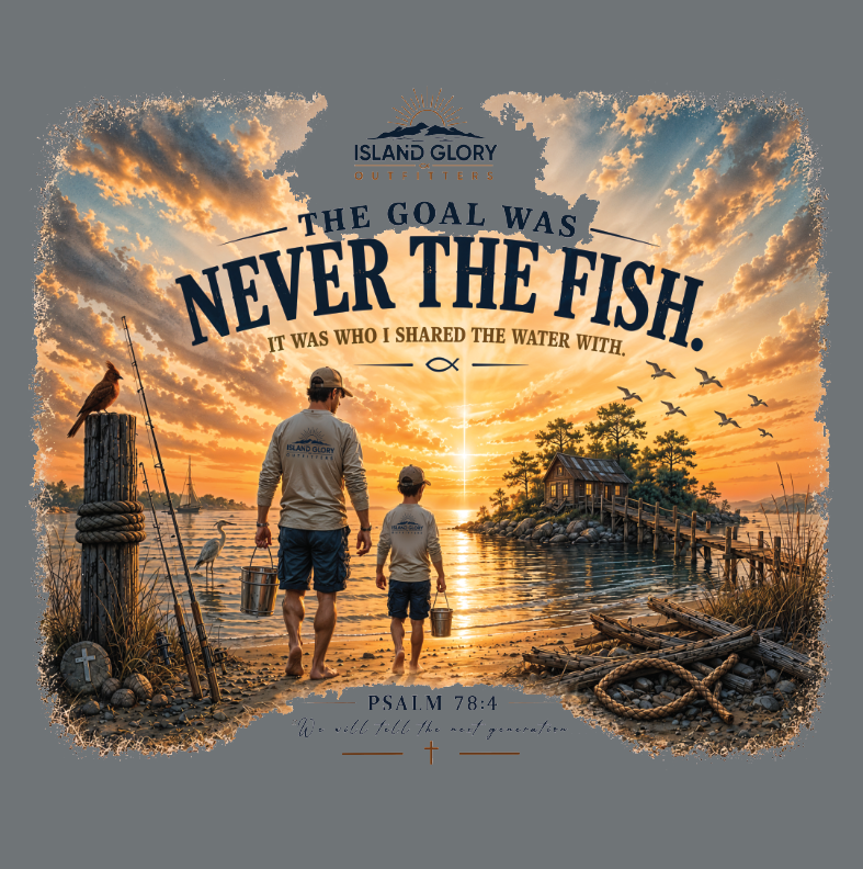 Never the Fish – Faith • Family • Legacy