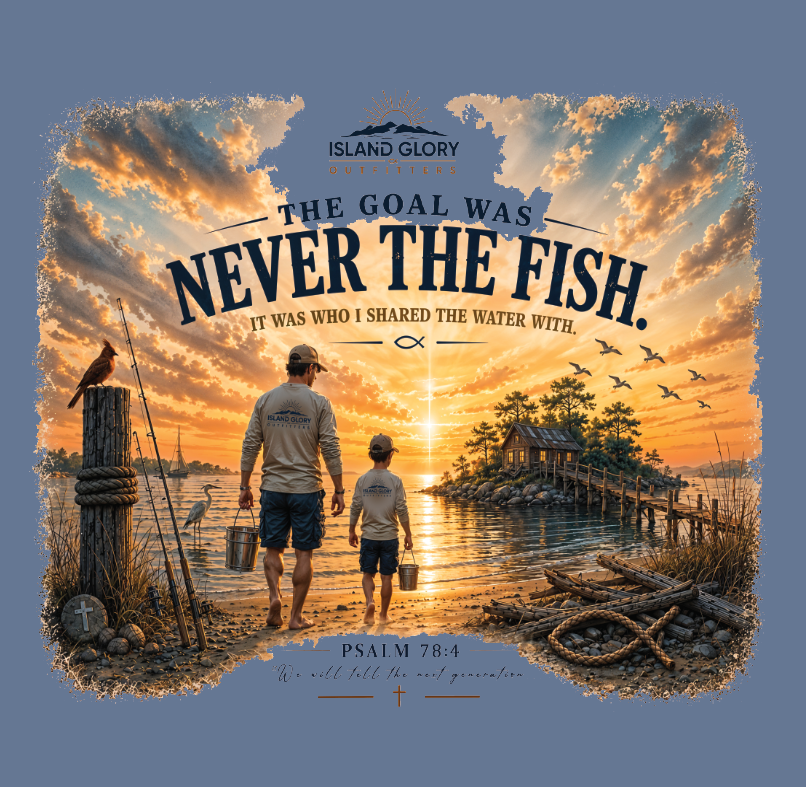 Never the Fish – Faith • Family • Legacy