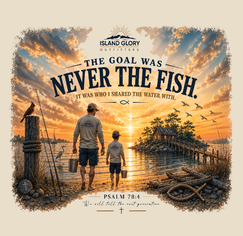 Never the Fish – Faith • Family • Legacy