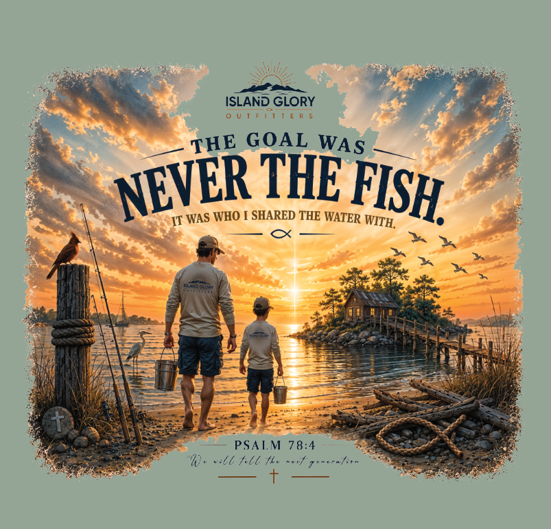 Never the Fish – Faith • Family • Legacy