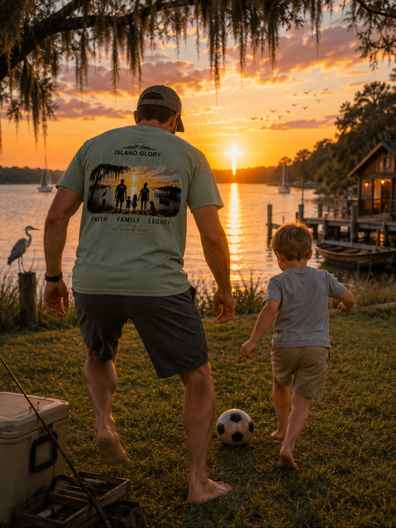 Signature Tee – Faith • Family • Legacy