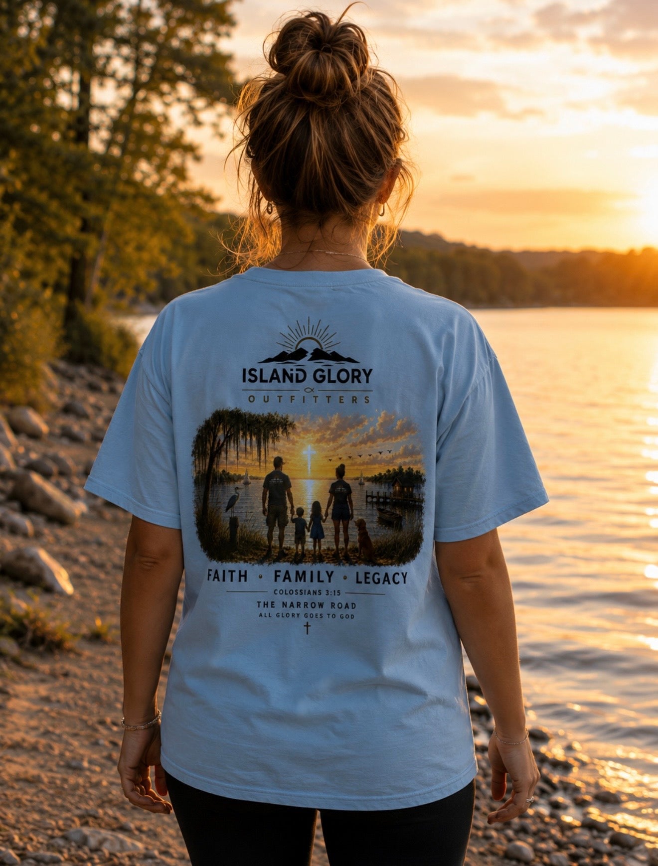 Signature Tee – Faith • Family • Legacy