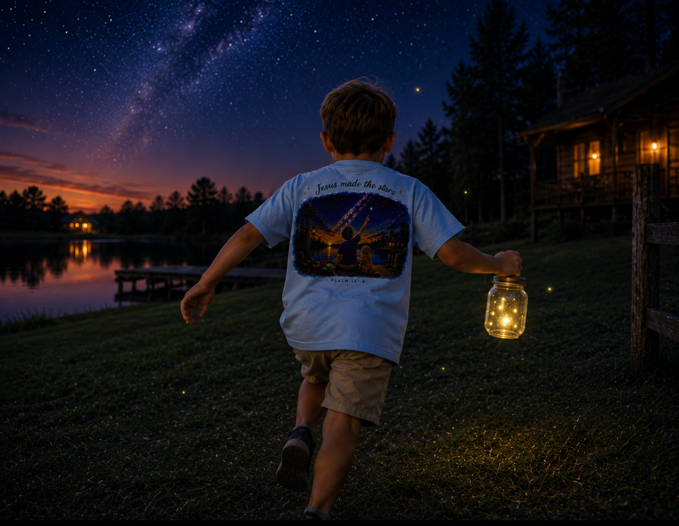 Jesus Made the Stars Tee