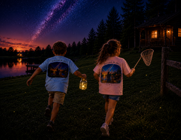 Girl's Jesus Made the Stars Tee