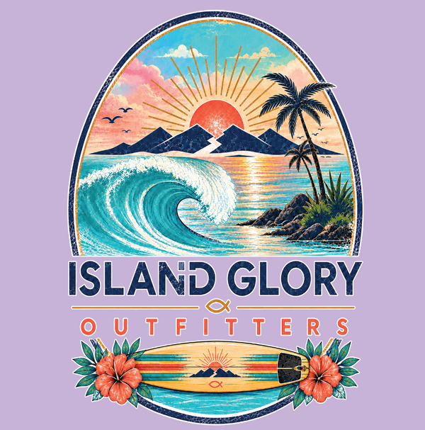 Coastal Wave Christian coastal T-shirt by Island Glory Outfitters