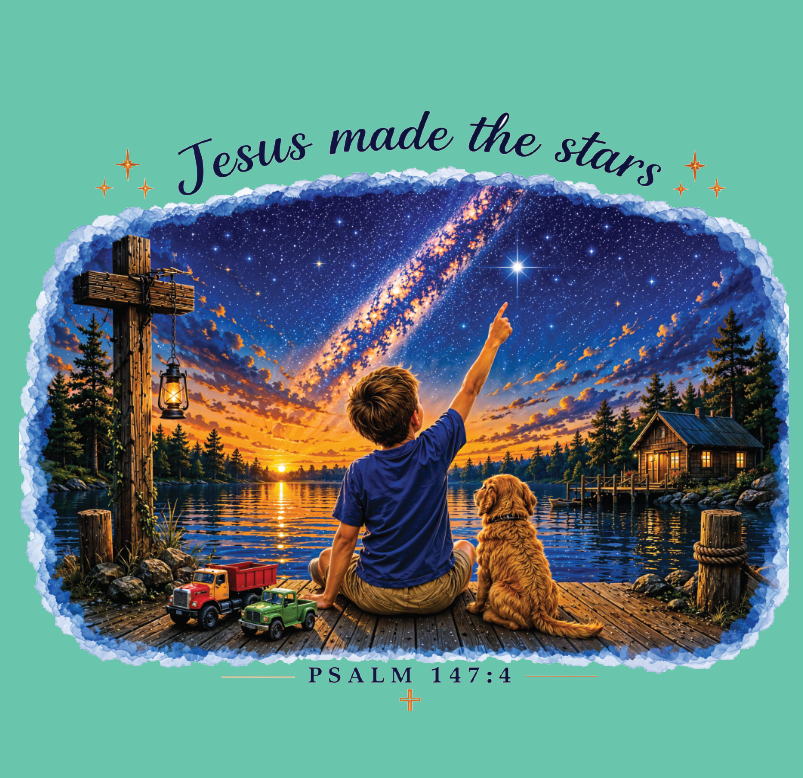 Jesus Made the Stars Tee