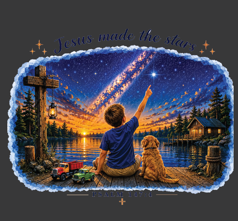 Jesus Made the Stars Tee