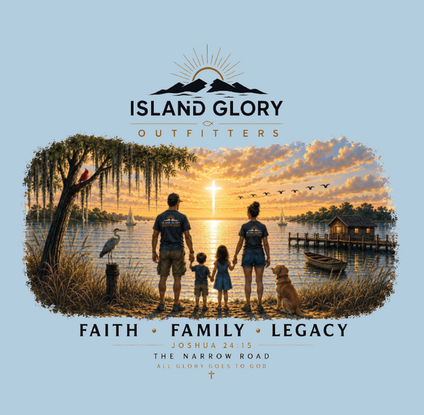 Signature Tee Christian faith family legacy shirt by Island Glory Outfitters