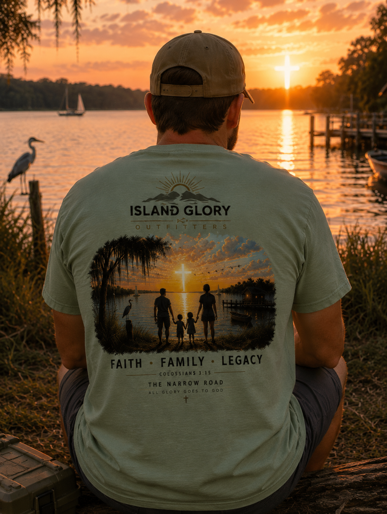 Signature Tee – Faith • Family • Legacy