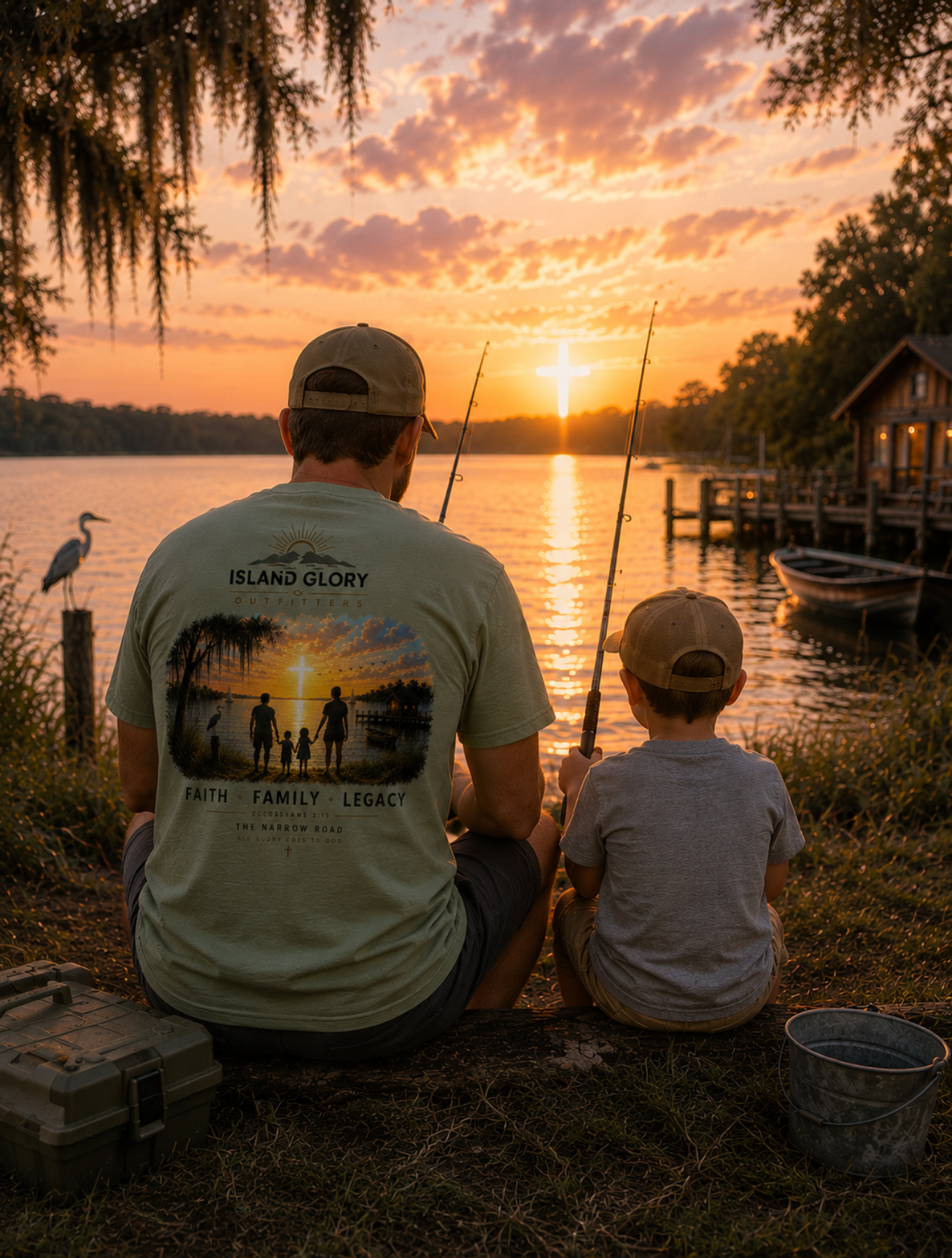 Signature Tee – Faith • Family • Legacy