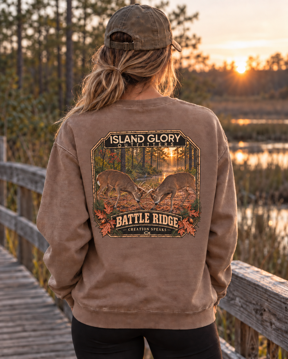 Battle Ridge Crewneck - Pigment Clay