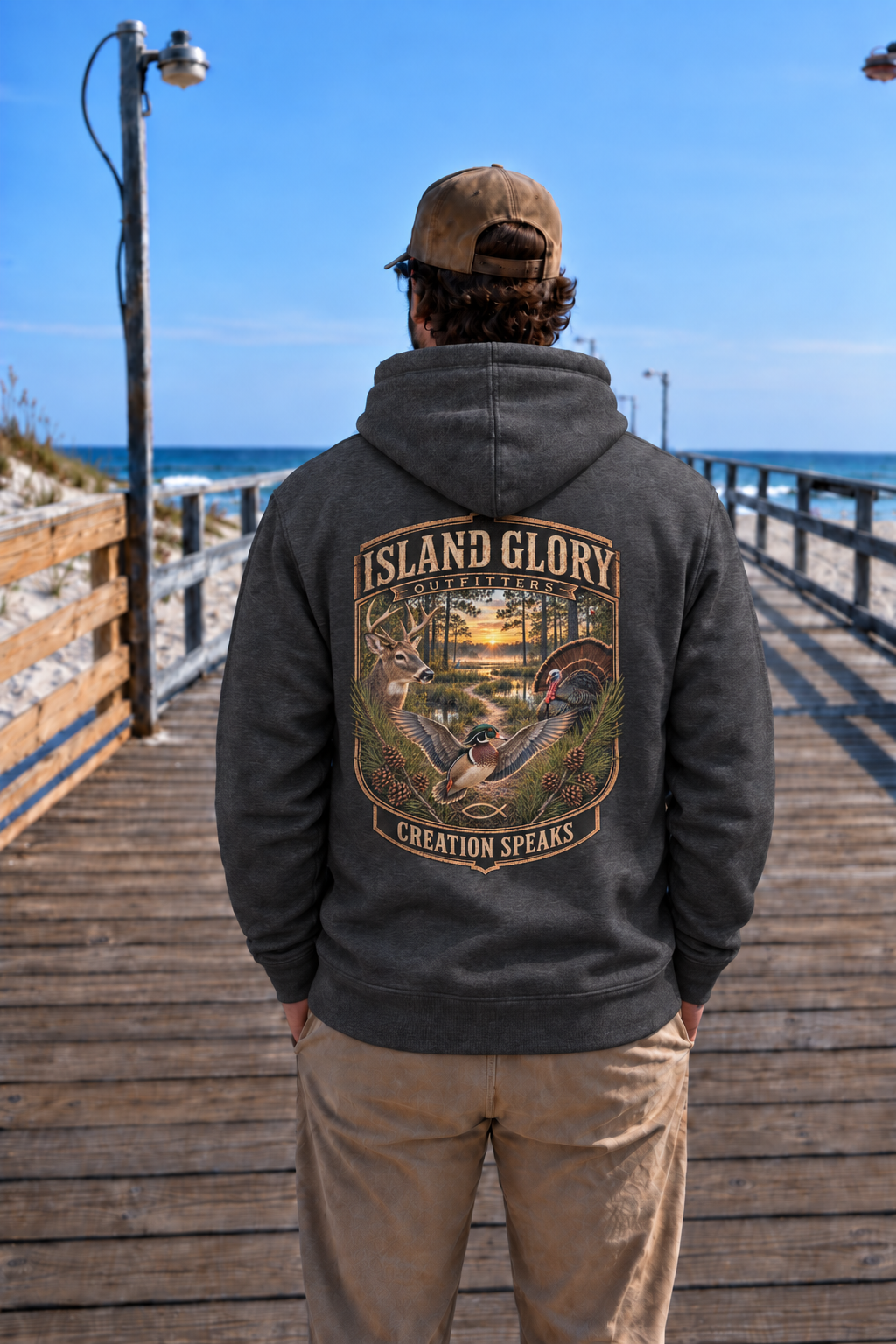 Creek Bottom Hoodie - Charcoal Heather